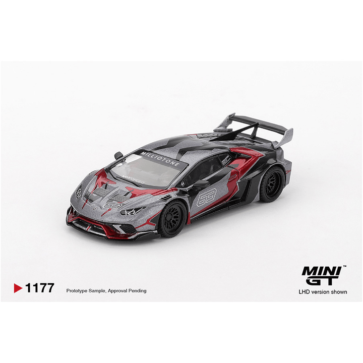 *Pre - Order* Mini GT - LB★WORKS Lamborghini Huracán GT RONIN – Grey - Top CollectiblesDiecastMini GT