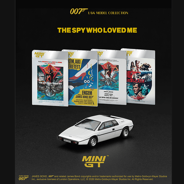 *Pre-Order* Mini GT - Lotus Esprit S1 “The Spy Who Loved Me” – English Packaging – Limited Edition - Top CollectiblesDiecastMini GT