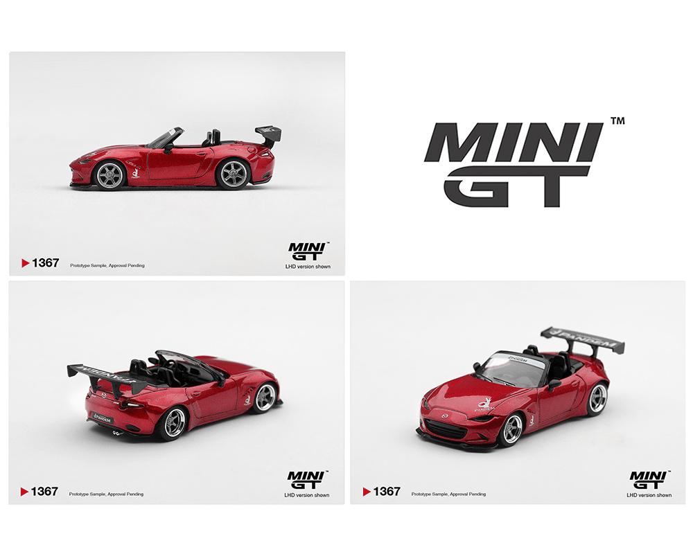 *Pre-Order* Mini GT - Mazda Miata MX-5 (ND) Pandem Kodo Red – Limited Edition - Top CollectiblesDiecastMini GT