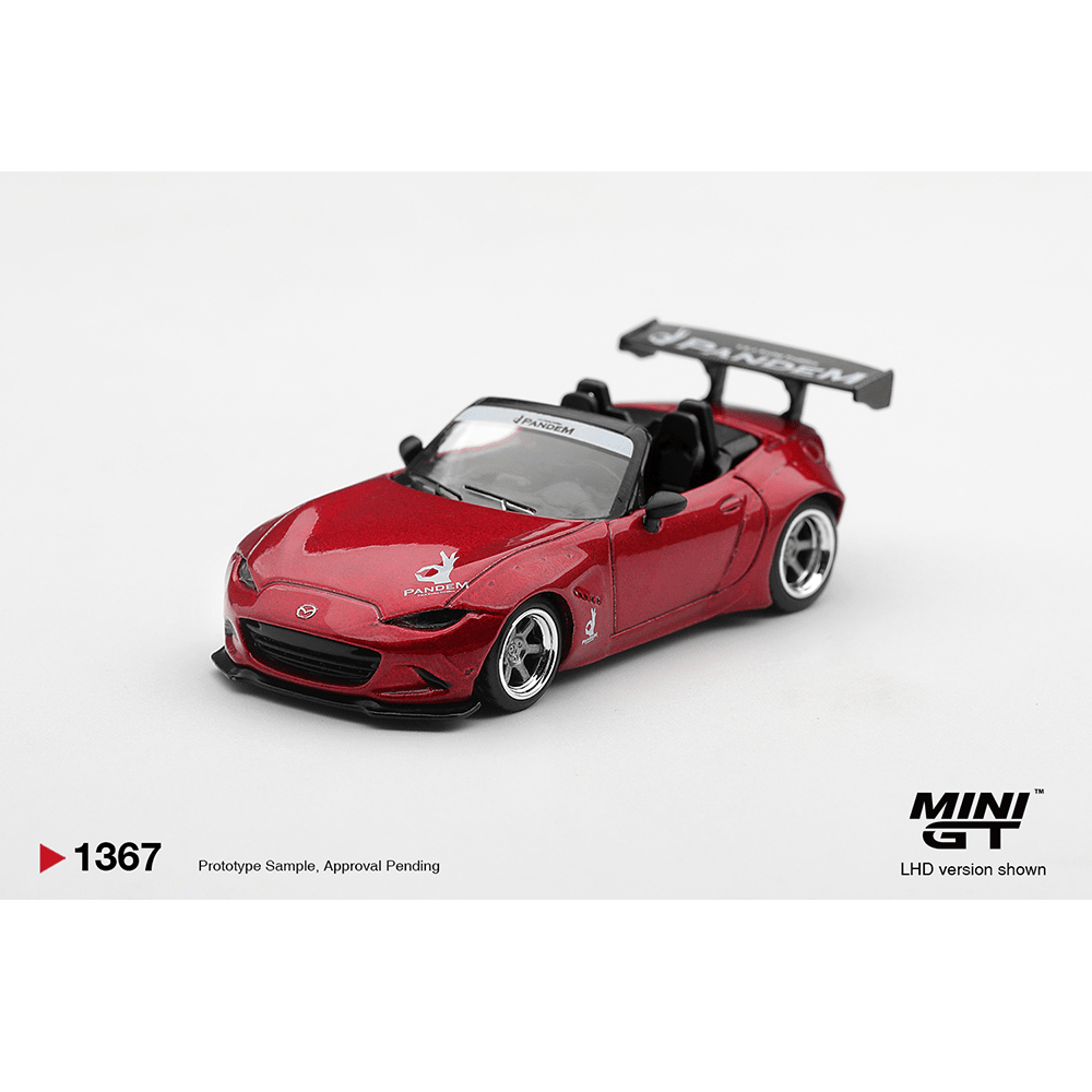 *Pre-Order* Mini GT - Mazda Miata MX-5 (ND) Pandem Kodo Red – Limited Edition - Top CollectiblesDiecastMini GT