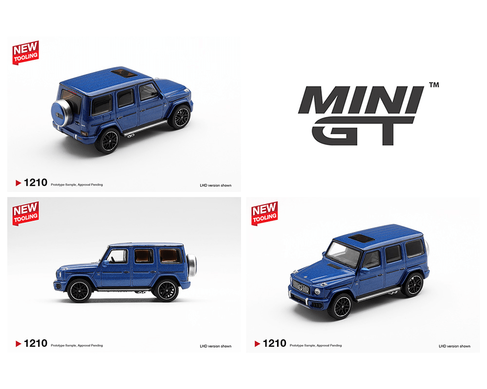 *Pre - Order* Mini GT - Mercedes - AMG G 63 - Dark Blue Metallic - Top CollectiblesDiecastMini GT