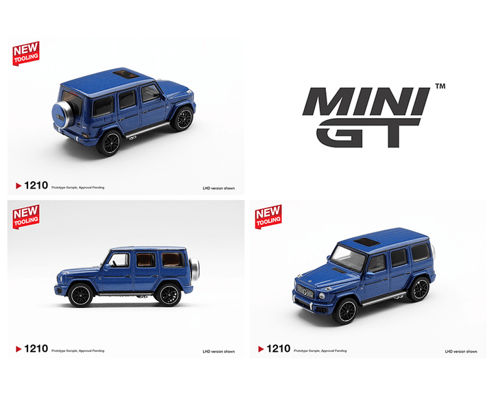 *Pre - Order* Mini GT - Mercedes - AMG G 63 - Dark Blue Metallic - Top CollectiblesDiecastMini GT