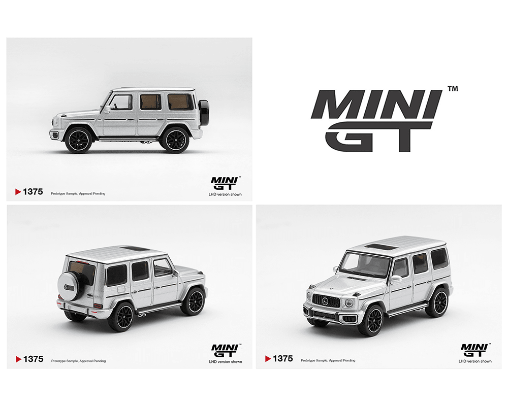 *Pre-Order* Mini GT - Mercedes-AMG G 63 Silver Metallic – Limited Edition - Top CollectiblesDiecastMini GT