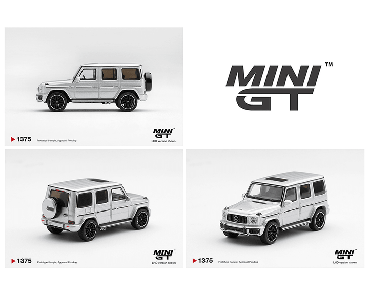*Pre-Order* Mini GT - Mercedes-AMG G 63 Silver Metallic – Limited Edition - Top CollectiblesDiecastMini GT