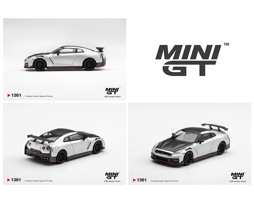*Pre-Order* Mini GT - Nissan GT-R NISMO 2024 – Silver- Limited Edition - Top CollectiblesDiecastMini GT