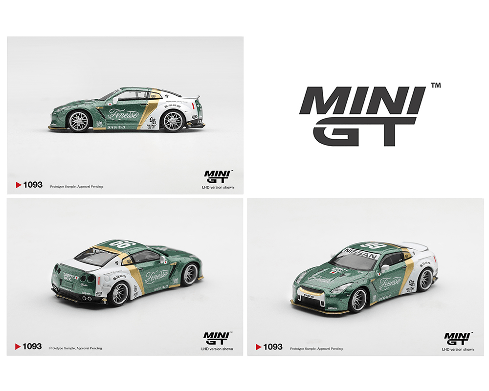 *Pre-Order* Mini GT - Nissan GT-R (R35) LB★WORKS Type 1, Custom Ducktail Auto Finesse – Limited Edition - Top CollectiblesDiecastMini GT
