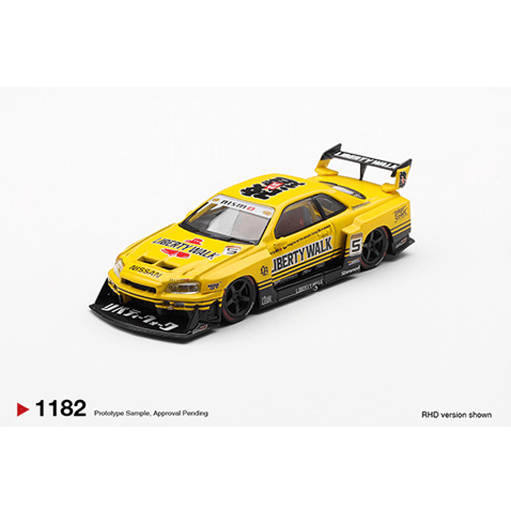 *Pre - Order* Mini GT - Nissan LB - ER34 Super Silhouette SKYLINE Sport Yellow - Top CollectiblesDiecastMini GT