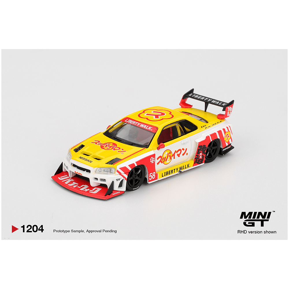 *Pre - Order* Mini GT - Nissan LB - ER34 Super Silhouette SKYLINE Suppaiman Okinawa - Top CollectiblesDiecastMini GT