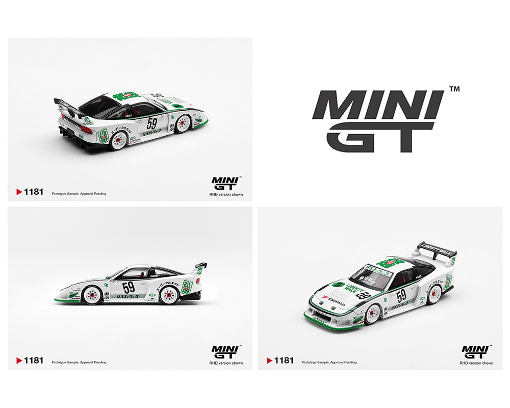 *Pre - Order* Mini GT - Nissan LB - Silhouette 180SX – White - Top CollectiblesDiecastMini GT