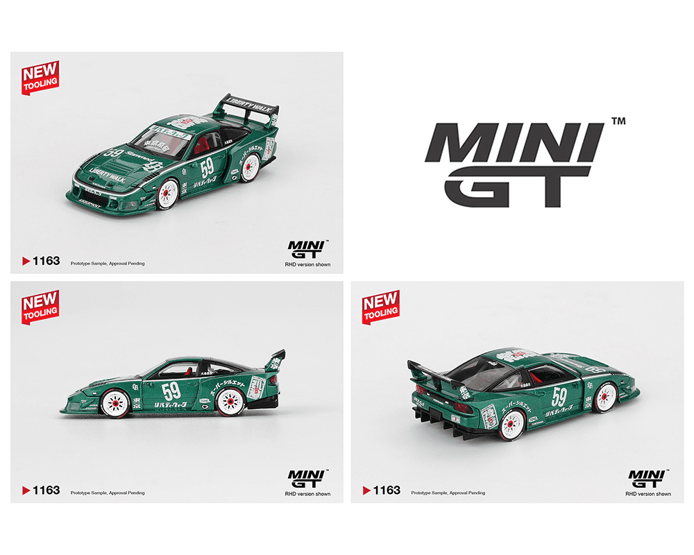 *Pre - Order* Mini GT - Nissan LB - Super Silhouette 180SX 2026 TAS – Green - Top CollectiblesDiecastMini GT