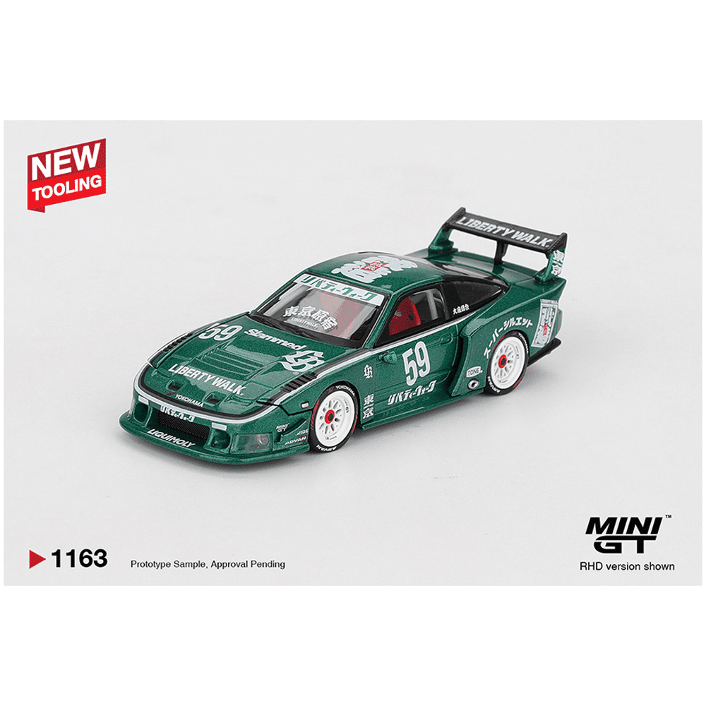 *Pre - Order* Mini GT - Nissan LB - Super Silhouette 180SX 2026 TAS – Green - Top CollectiblesDiecastMini GT