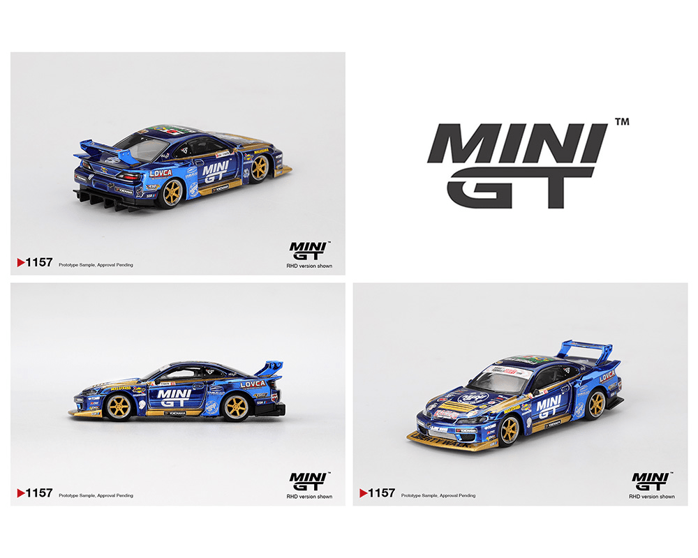 *Pre - Order* Mini GT - Nissan LB - Super Silhouette S15 SILVIA 555 Team MINI GT Liberty Walk 2025 Formula Drift – Chrome Blue - Top CollectiblesDiecastMini GT