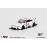 *Pre - Order* Mini GT - Nissan LB - Super Silhouette S15 SILVIA ATHLETE – White - Top CollectiblesDiecastMini GT
