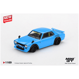 *Pre - Order* Mini GT - Nissan LB★Works HAKOSUKA – Baby Blue - Top CollectiblesDiecastMini GT