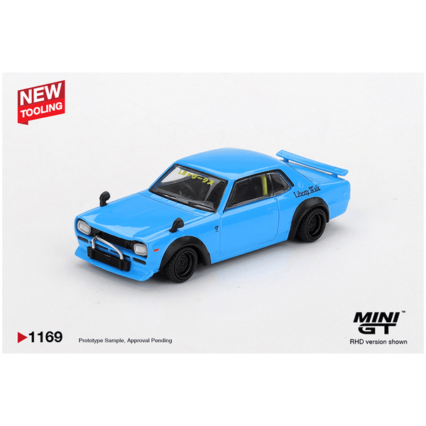 *Pre - Order* Mini GT - Nissan LB★Works HAKOSUKA – Baby Blue - Top CollectiblesDiecastMini GT