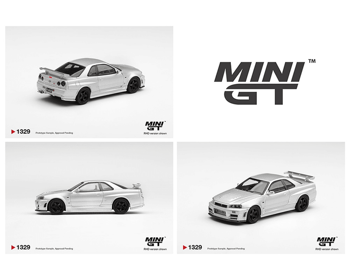 *Pre-Order* Mini GT - Nissan NISMO R34GT-R Z-tune Z-Tune Silver – Limited Edition - Top CollectiblesDiecastMini GT