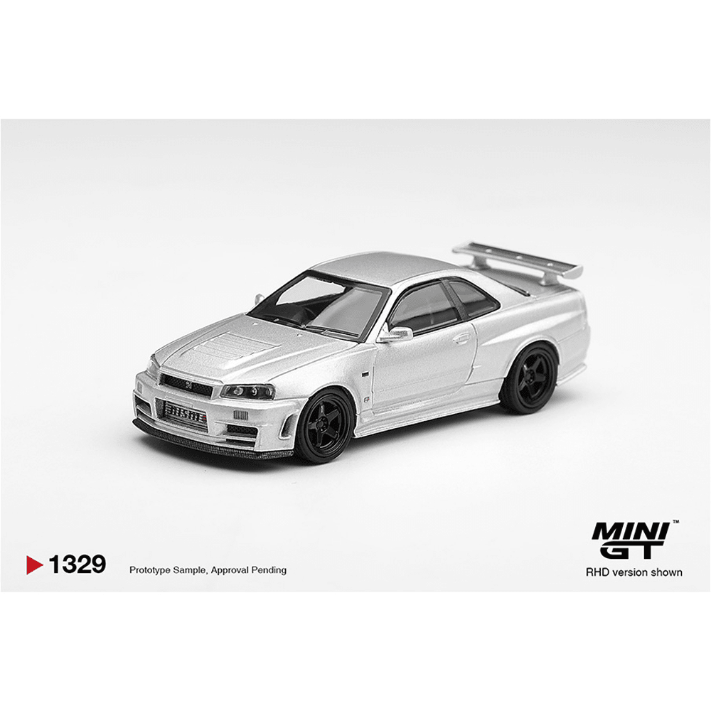 *Pre-Order* Mini GT - Nissan NISMO R34GT-R Z-tune Z-Tune Silver – Limited Edition - Top CollectiblesDiecastMini GT