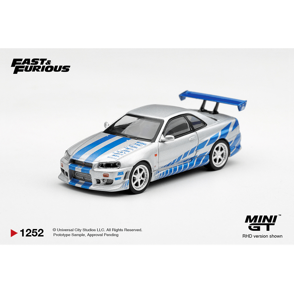 *Pre-Order* Mini GT - Nissan Skyline GT-R C-West “2 Fast 2 Furious” Brian O’Conner – Limited Edition - Top CollectiblesDiecastMini GT
