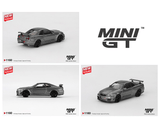 *Pre - Order* Mini GT - Nissan Skyline GT - R Dark Metal Gray (NISMO BNR34 CRS Version) - Top CollectiblesDiecastMini GT