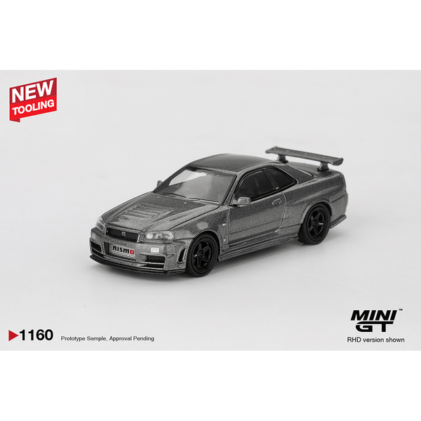 *Pre - Order* Mini GT - Nissan Skyline GT - R Dark Metal Gray (NISMO BNR34 CRS Version) - Top CollectiblesDiecastMini GT