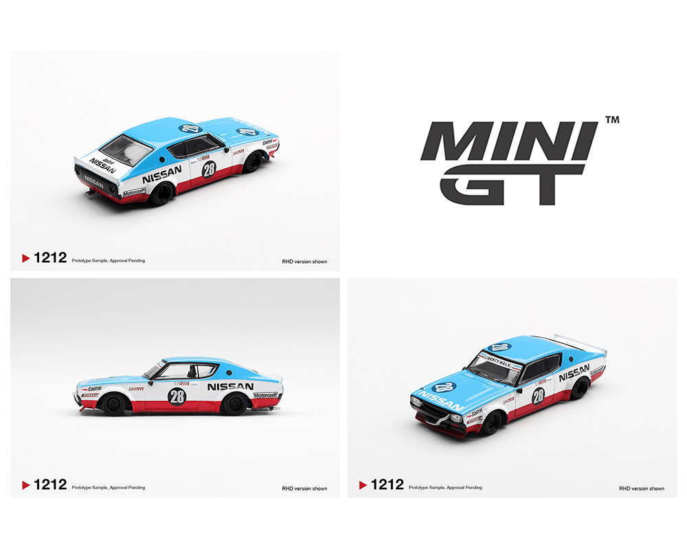 *Pre - Order* Mini GT - Nissan Skyline Kenmeri Liberty Walk - Nissan Racing ’75 Concept - Top CollectiblesDiecastMini GT