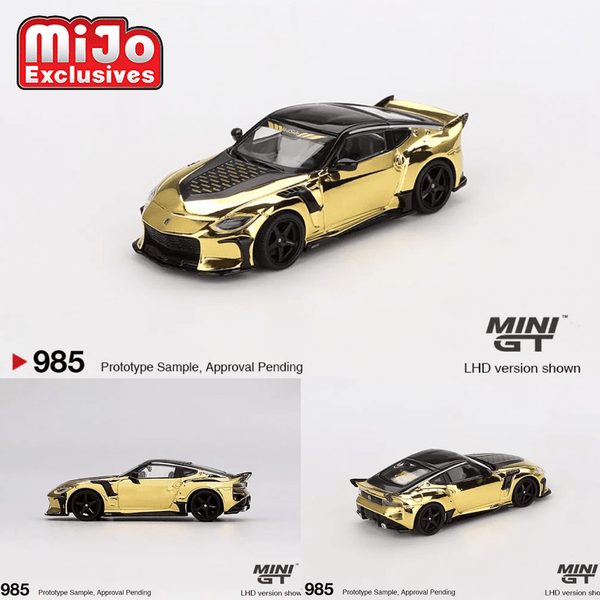 Mini GT - Nissan Z VeilSide FFZ400 – Gold Chrome – Top Collectibles Mini GT - Nissan Z VeilSide FFZ400 – Gold Chrome – Top Collectibles