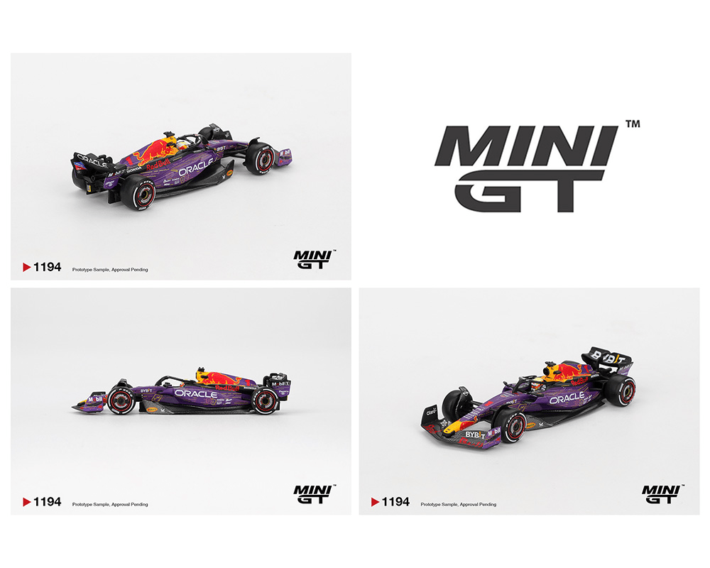 *Pre - Order* Mini GT - Oracle Red Bull Racing RB19 1 Max Verstappen 2023 F1 2023 Las Vegas GP Winner - Top CollectiblesDiecastMini GT