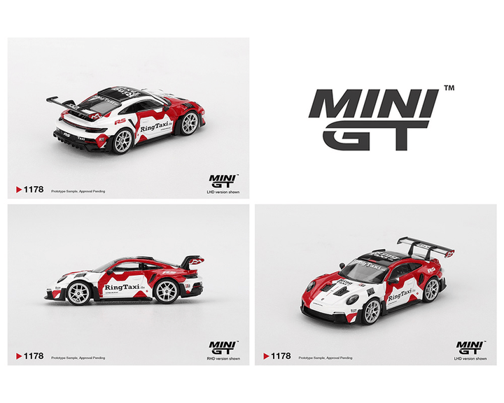 *Pre - Order* Mini GT - Porsche 911 (992) GT3 RS Weissach RingTaxi.com - Top CollectiblesDiecastMini GT