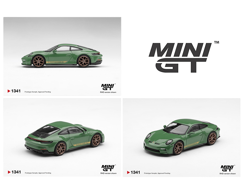 *Pre-Order* Mini GT - Porsche 911 (992) GT3 Touring – Auratium Green – Limited Edition - Top CollectiblesDiecastMini GT