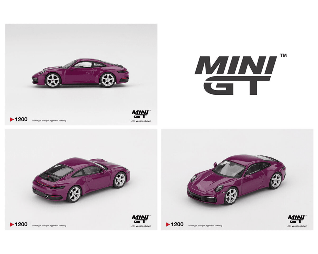 *Pre - Order* Mini GT - Porsche 911 (992.1) Rubystone Red Set of 4 – Special Edition - Top CollectiblesDiecastMini GT