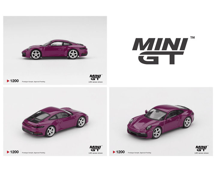 *Pre - Order* Mini GT - Porsche 911 (992.1) Rubystone Red Set of 4 – Special Edition - Top CollectiblesDiecastMini GT
