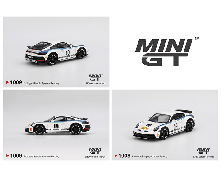 *Pre - Order* Mini GT - Porsche 911 Dakar Rally 1974 – White - Top CollectiblesDiecastMini GT