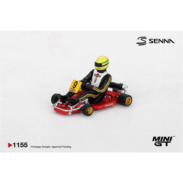 *Pre - Order* Mini GT - Senna Kart Formula K 9 Ayrton Senna da Silva - 1981 Karting World Championship - Top CollectiblesDiecastMini GT