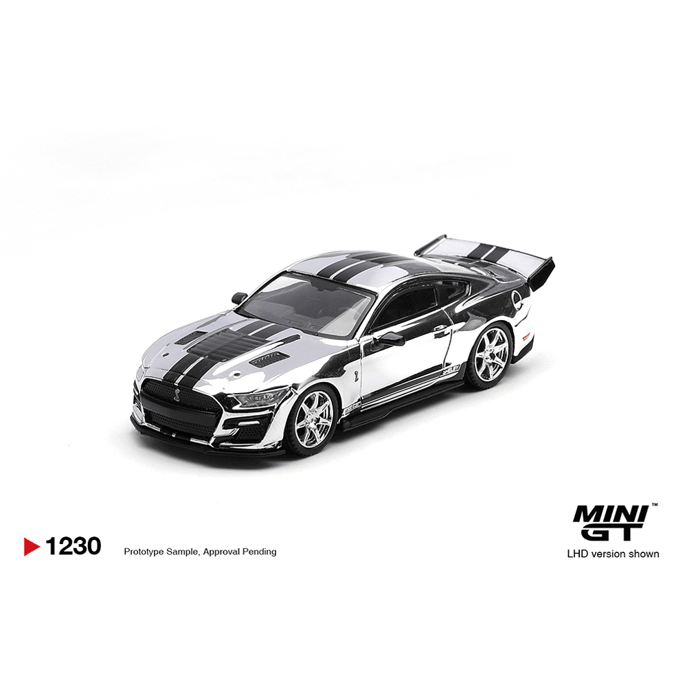 *Pre - Order* Mini GT - Shelby GT500 Dragon Snake Concept – Chrome Silver – Limited Edition - Top CollectiblesDiecastMini GT