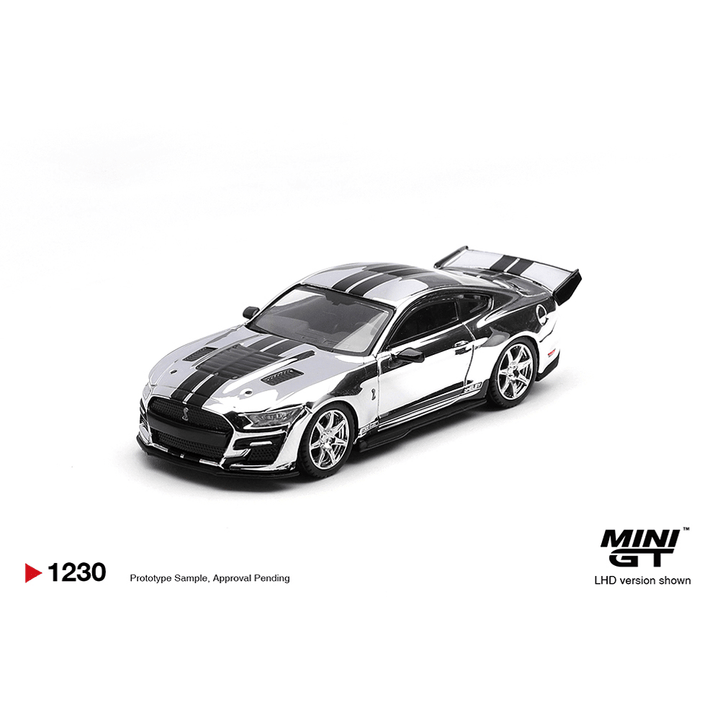 *Pre - Order* Mini GT - Shelby GT500 Dragon Snake Concept – Chrome Silver – Limited Edition - Top CollectiblesDiecastMini GT