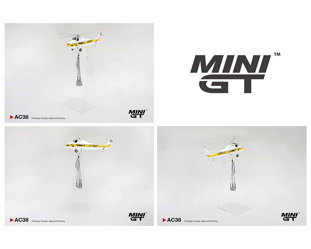 *Pre - Order* Mini GT - Sikorsky S58T Helicopter 1985 Camel Trophy - Top CollectiblesDiecastMini GT