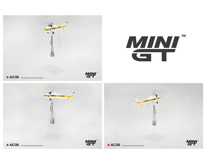 *Pre - Order* Mini GT - Sikorsky S58T Helicopter 1985 Camel Trophy - Top CollectiblesDiecastMini GT