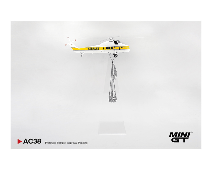 *Pre - Order* Mini GT - Sikorsky S58T Helicopter 1985 Camel Trophy - Top CollectiblesDiecastMini GT