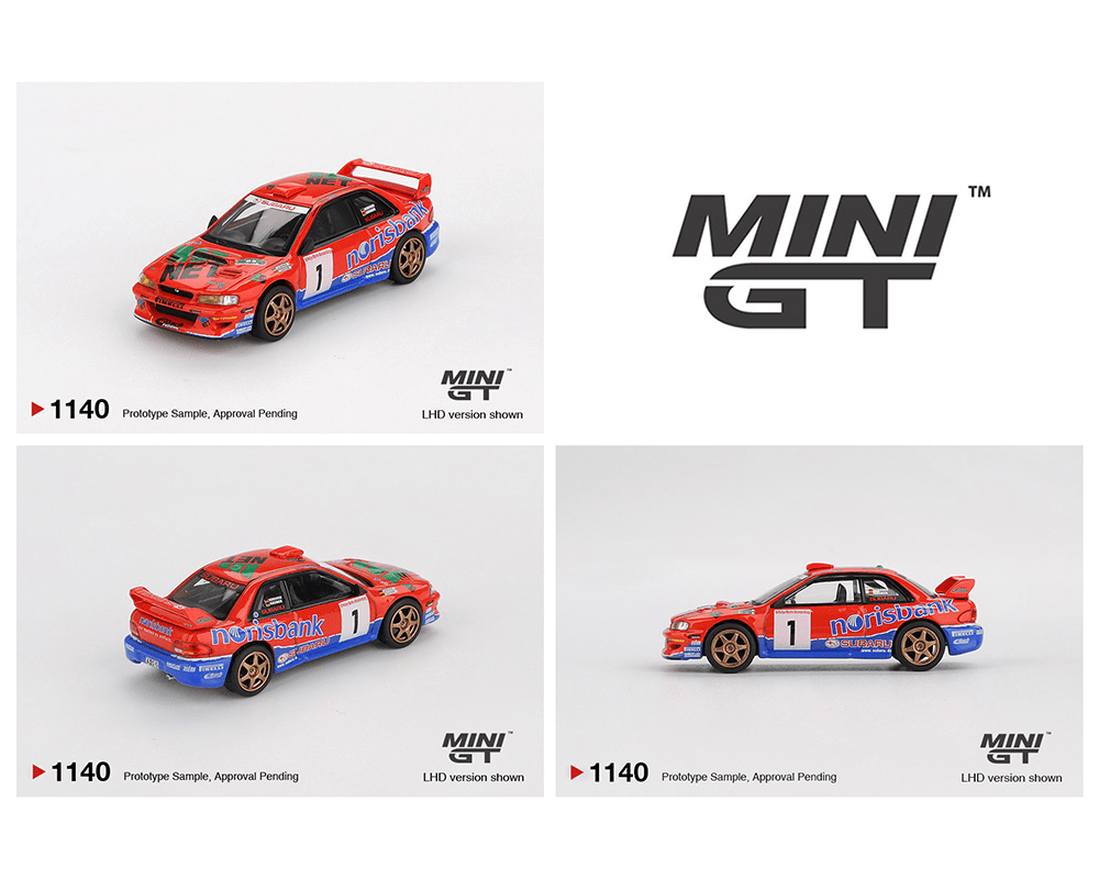 *Pre - Order* Mini GT - Subaru Impreza WRC97 1 1999 DRM Champion - Top CollectiblesDiecastMini GT