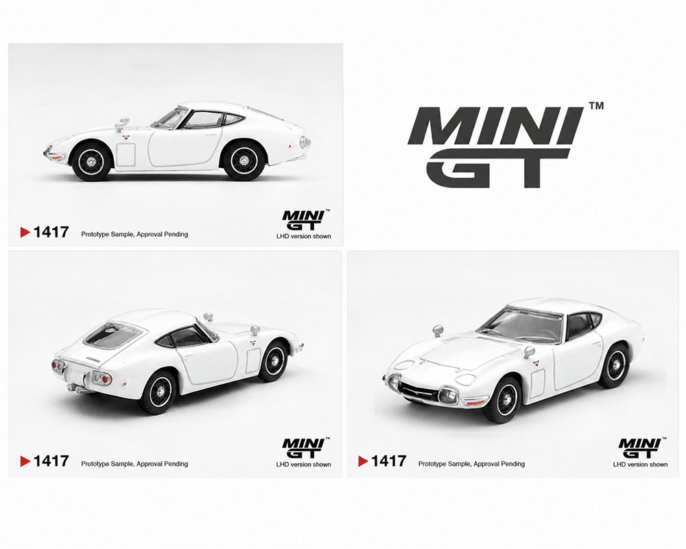 *Pre-Order* Mini GT - Toyota 2000GT Pegasus White – Limited Edition - Top CollectiblesDiecastMini GT