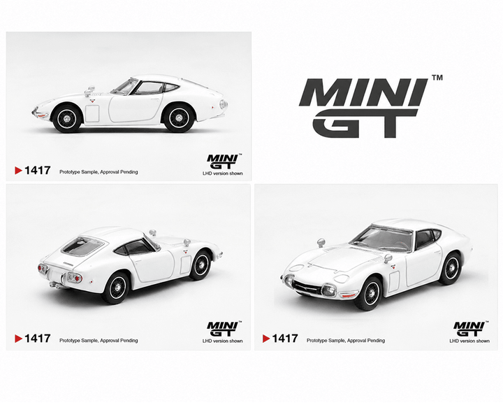 *Pre-Order* Mini GT - Toyota 2000GT Pegasus White – Limited Edition - Top CollectiblesDiecastMini GT