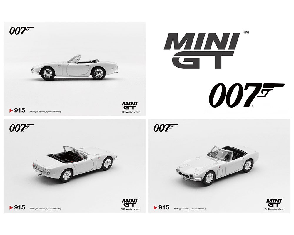 *Pre - Order* Mini GT - Toyota 2000GT Roadster “You Only Live Twice” - English Version Packaging – Limited Edition - Top CollectiblesDiecastMini GT