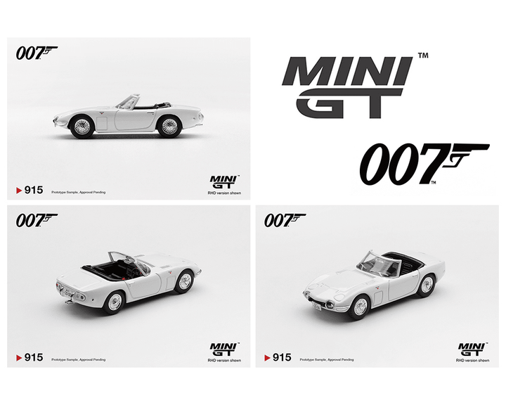 *Pre - Order* Mini GT - Toyota 2000GT Roadster “You Only Live Twice” - English Version Packaging – Limited Edition - Top CollectiblesDiecastMini GT