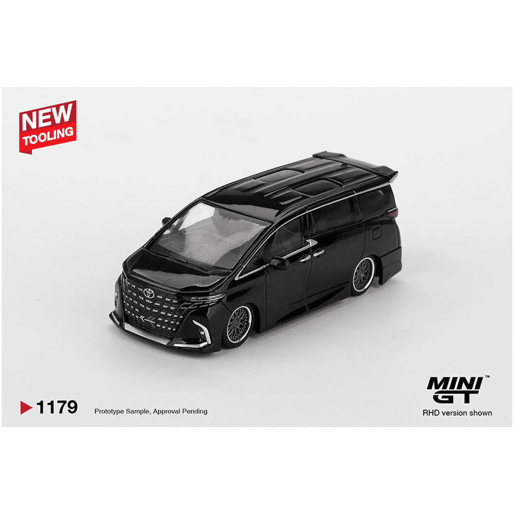 *Pre - Order* Mini GT - Toyota Alphard 40 KUHL – Black - Top CollectiblesDiecastMini GT