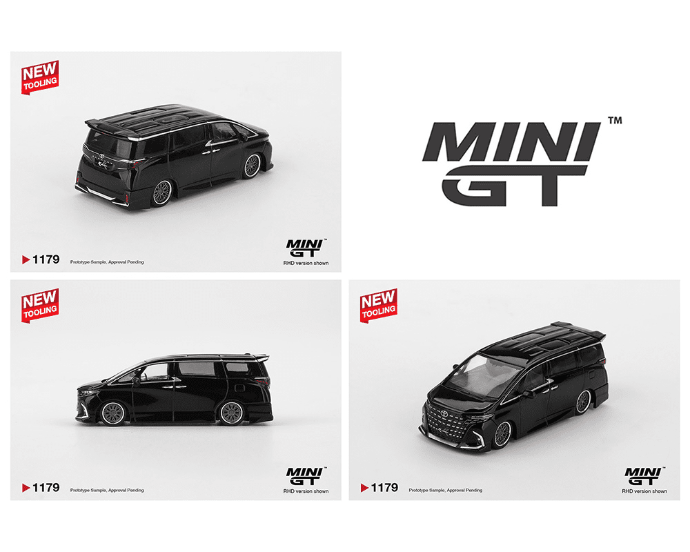 *Pre - Order* Mini GT - Toyota Alphard 40 KUHL – Black - Top CollectiblesDiecastMini GT