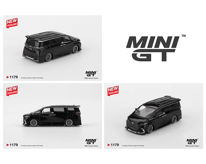 *Pre - Order* Mini GT - Toyota Alphard 40 KUHL – Black - Top CollectiblesDiecastMini GT