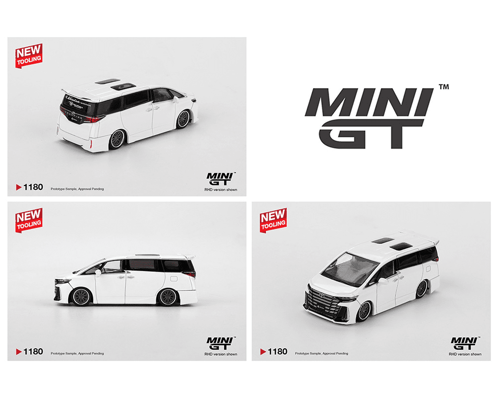*Pre - Order* Mini GT - Toyota Alphard 40 KUHL – White - Top CollectiblesDiecastMini GT