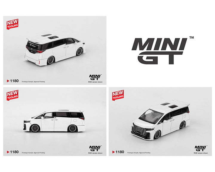 *Pre - Order* Mini GT - Toyota Alphard 40 KUHL – White - Top CollectiblesDiecastMini GT