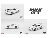 *Pre - Order* Mini GT - Toyota Supra VeilSide Combat V - I – White - Top CollectiblesDiecastMini GT