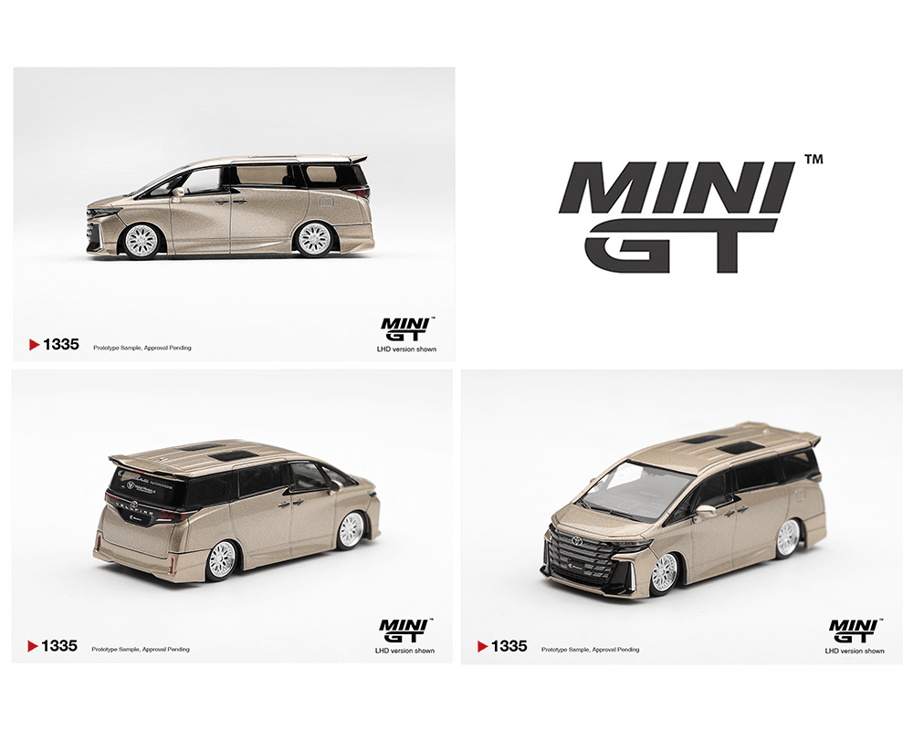 *Pre-Order* Mini GT - Toyota Vellfire 40 KUHL – Gold Metallic- Limited Edition - Top CollectiblesDiecastMini GT
